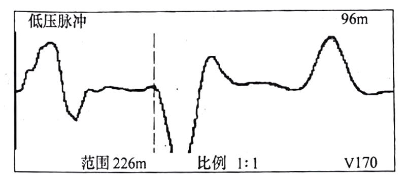 图32-3 低压脉冲法测故障波形 