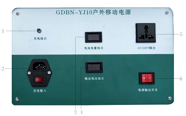 GDBN-YJ10移动电源面板
