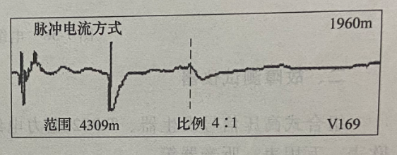 图17-5 脉冲电流法测试故障波形 