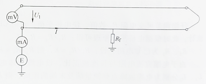  图1直流电阻法原理接线 